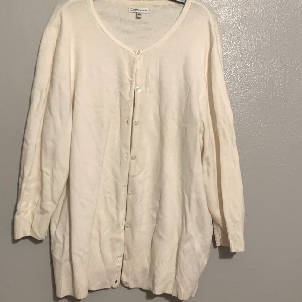 Women’s white sweater size extra large fits, best size large